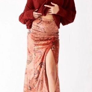 Free People Paisley Print Maxi Skirt